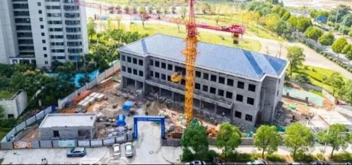 国庆不停工！梅溪湖重点项目建设加速！学校、能源站、主干道···