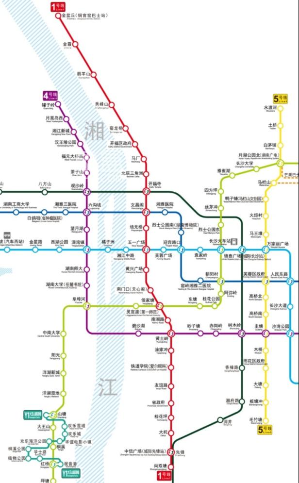 长沙地铁1号线沿线小区及房价汇总！低至4字头起！
