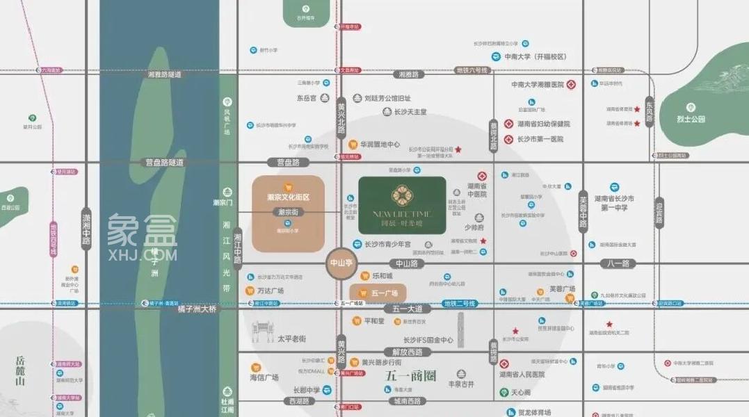 长沙正市中心纯新盘“同辰时光境”曝光！地铁口300米，五一广场900米！