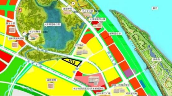 望城大泽湖片区挂牌一宗住宅地块，容积率2.0、一线临湖！