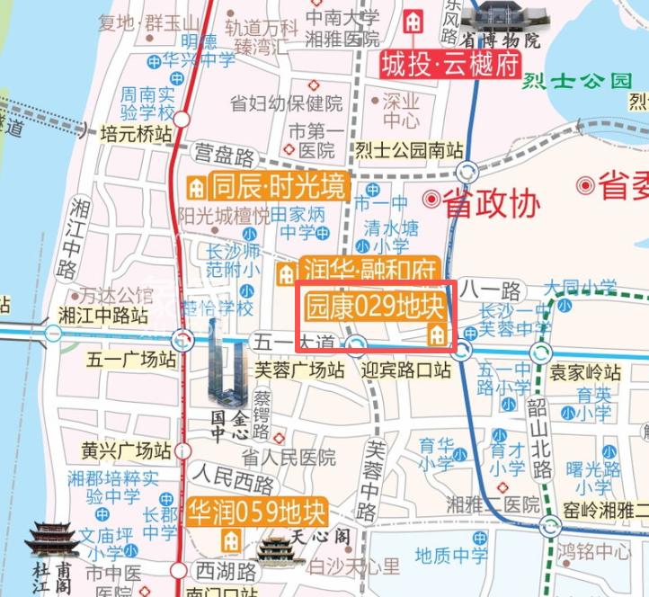 长沙市中心黄金地段“新盘”来袭!紧挨“五一大道”,双地铁口! 长沙市中心黄金地段“新盘”来袭!紧挨“五一大道”,双地铁口!