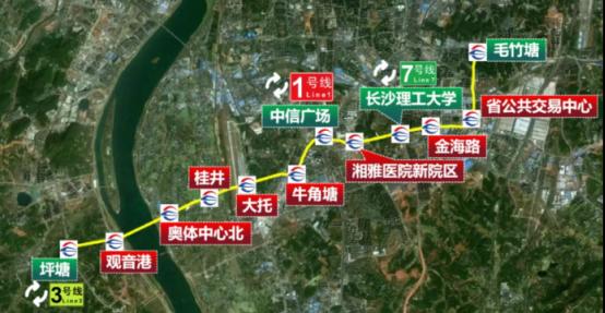 长沙地铁5号线延长线环评公示！年内开工，过江段方案已确定！