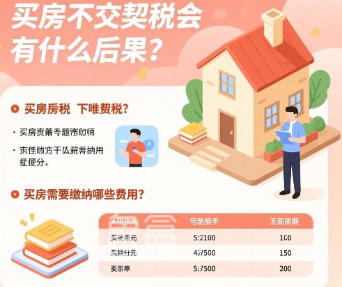 买房不交契税会怎么样 买房需要交哪些费用? 买房不交契税会怎么样 买房需要交哪些费用?