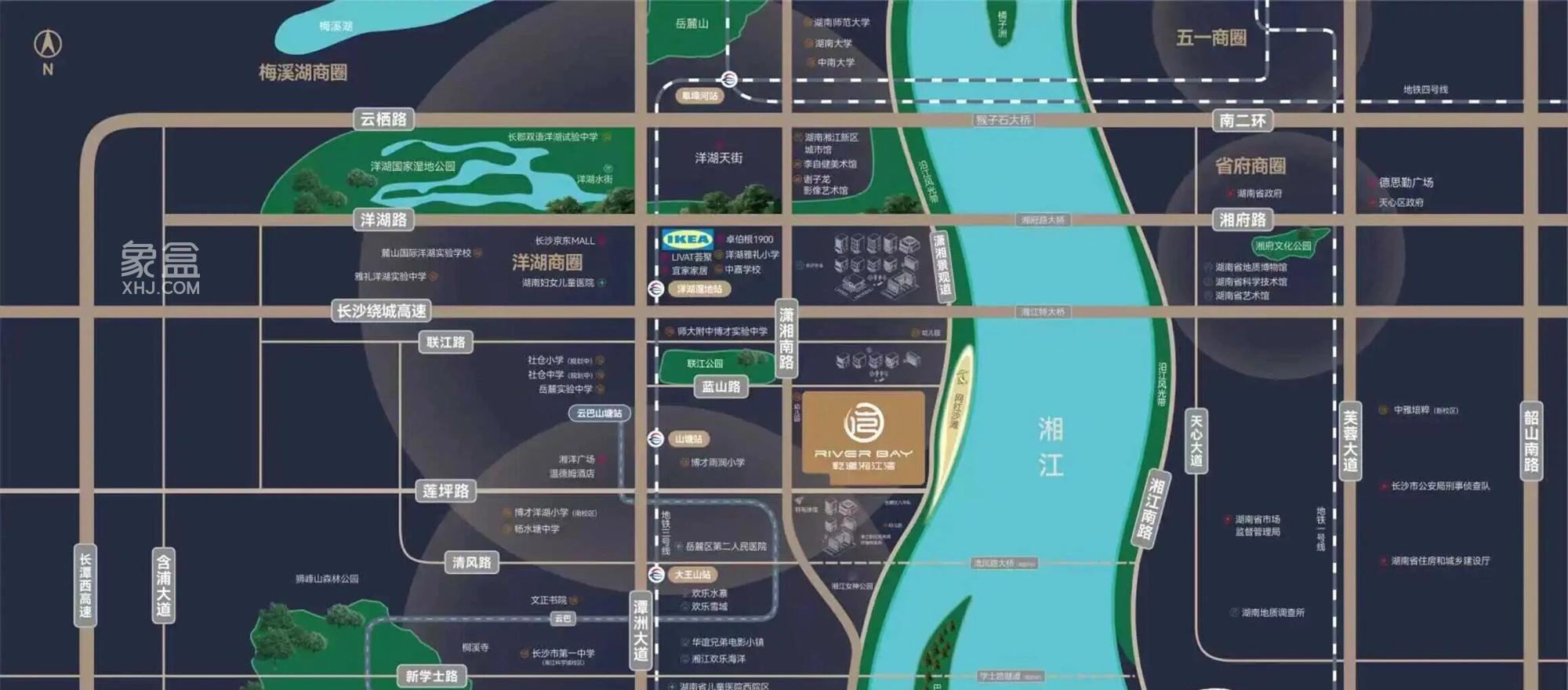 一线江景新盘“乾道湘江湾”即将首开！纯改善户户瞰江，仅1万/㎡起！