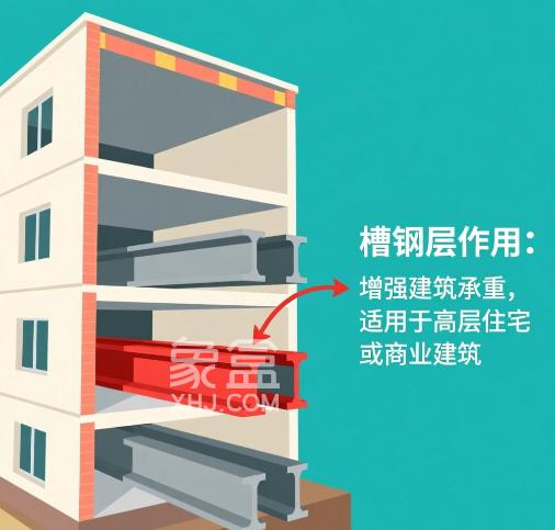 槽钢层怎么看得出来有什么作用   槽钢层上面好还是下面好