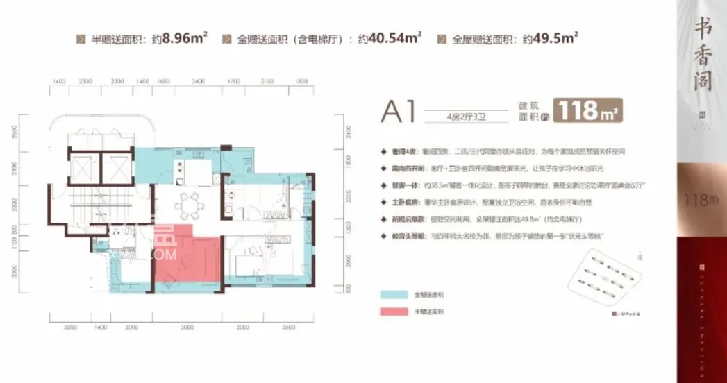 顶流教育盘“润和学府”本周末迎首开！正地铁口，88㎡可做四房！