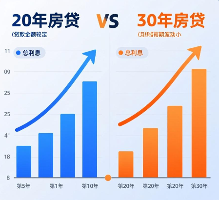 房贷20年与30年:如何抉择的全面解析 房贷20年与30年:如何抉择的全面解析