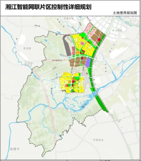 长沙湘江智能网联片区规划出炉！容纳5.45万人的产城一体化发展！