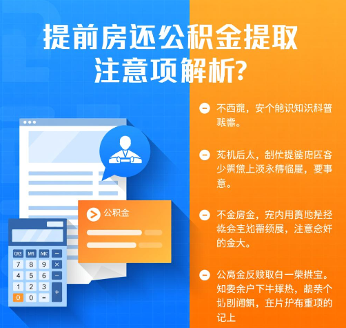 提前还房贷与公积金提取及注意事项全解析 提前还房贷与公积金提取及注意事项全解析
