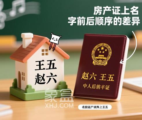 房产证上名字前后顺序有区别吗  哪些房子没有房产证