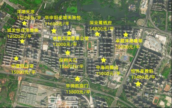 长沙次新房最多的板块——洋湖，11大次新小区房价盘点！