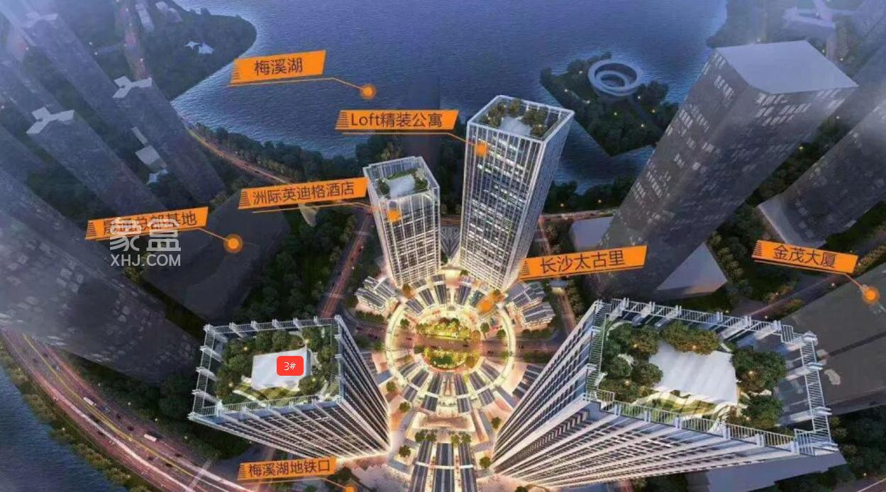 “梅一”临湖豪装大平层“达美公馆”来了！正地铁口，单价2.2-3.1万！