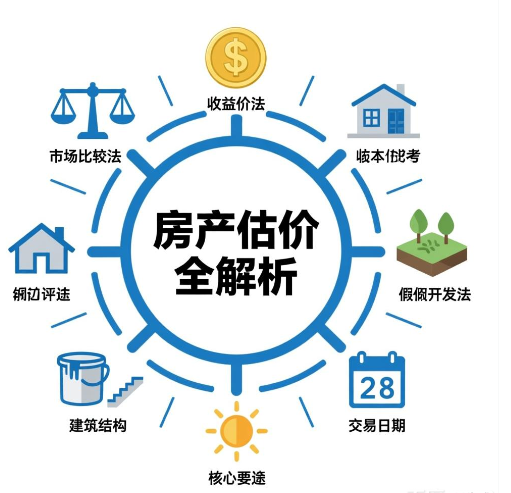 房产估价全解析：四大评估方法与七大核心要素