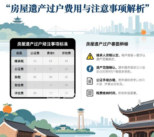 房屋遗产过户费用及过户注意事项全解析