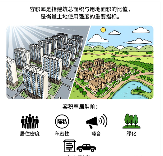 容积率对居住有什么影响   如何选择小区容积率