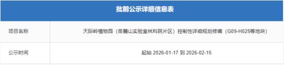 容积率仅1.1!雨花区植物园板块将新建低密别墅项目! 容积率仅1.1!雨花区植物园板块将新建低密别墅项目!