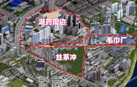 四方坪东南片区城市更新效果图曝光！临河、地铁口，不少空地待开发！