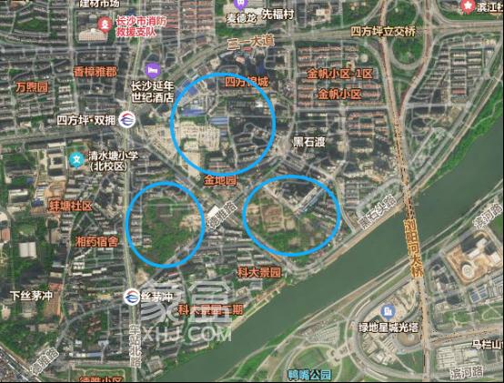 四方坪东南片区城市更新效果图曝光！临河、地铁口，不少空地待开发！