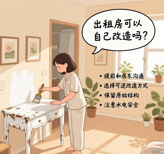 出租房可以自己改造吗 租出租房要注意什么？