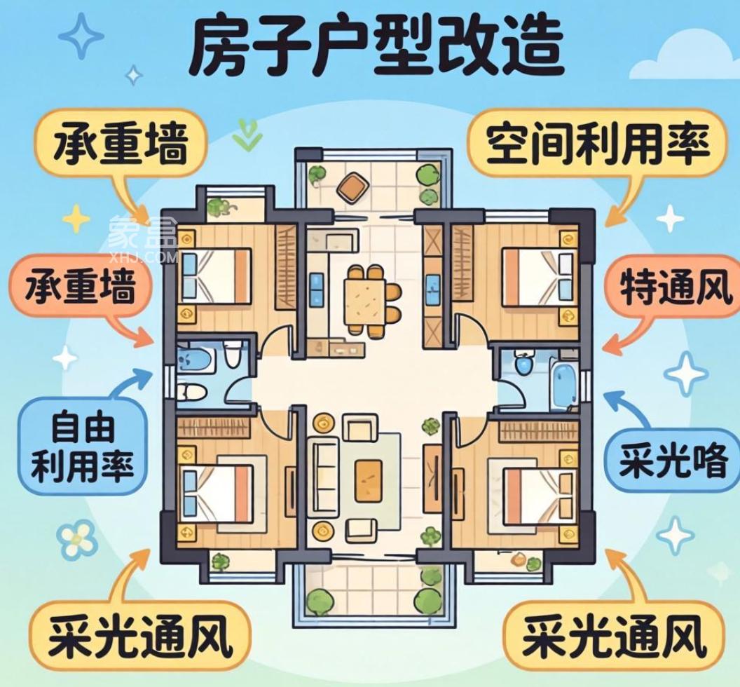 房子户型可以自己改造吗     房子户型改造需要注意什么？