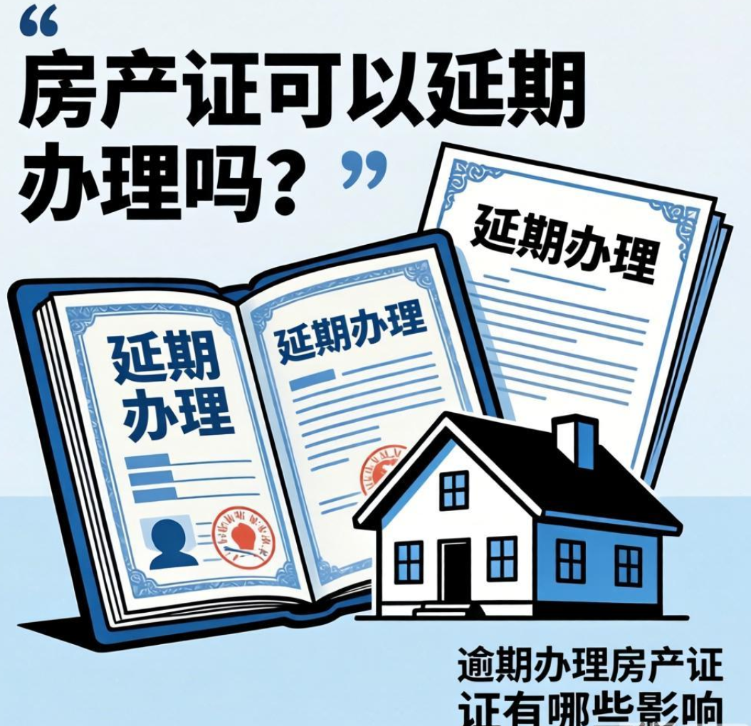 房产证可以延期办理吗?   逾期办理房产证有哪些影响