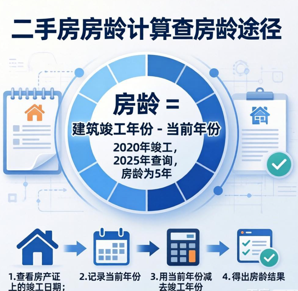 二手房房龄是怎么算的  二手房如何查房龄?