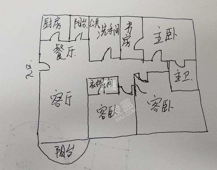 紫金花园  4室2厅2卫    178.0万 紫金花园  4室2厅2卫    178.0万户型图