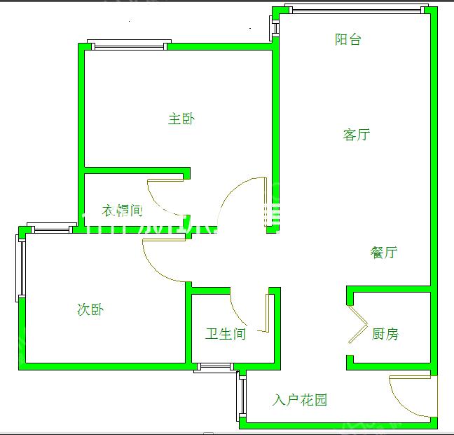 中铁丶西子香荷  2室2厅1卫   3500.00元/月室内图1