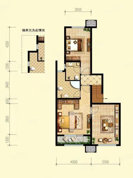 和众曲江城阅  4室3厅3卫   400.00万户型图