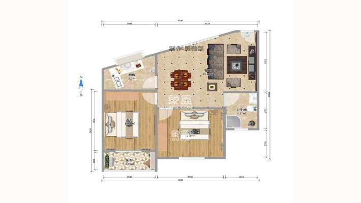 省粮食局宿舍北院 省粮食局宿舍北院室内图2