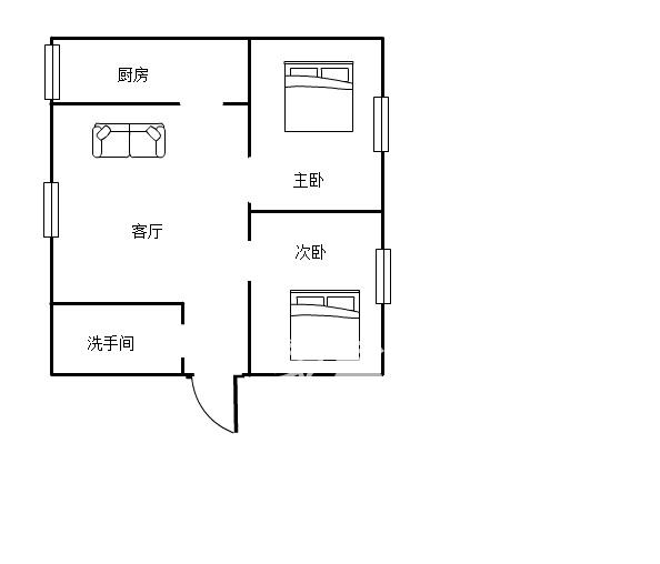 龙泉路散盘（里面有塘头）室内图2