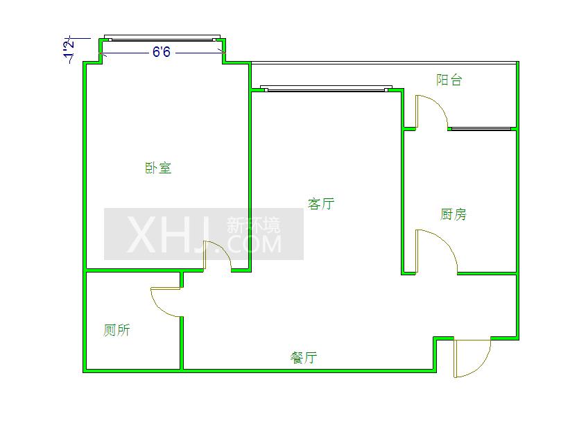 金沙西园三期  1室1厅1卫   69.00万室内图1