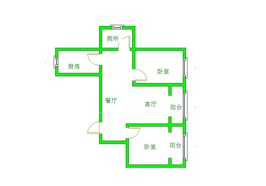 培风小区200号  2室2厅1卫   1500.00元/月室内图1