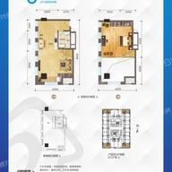 威宁龙岗东邻家广场户型图