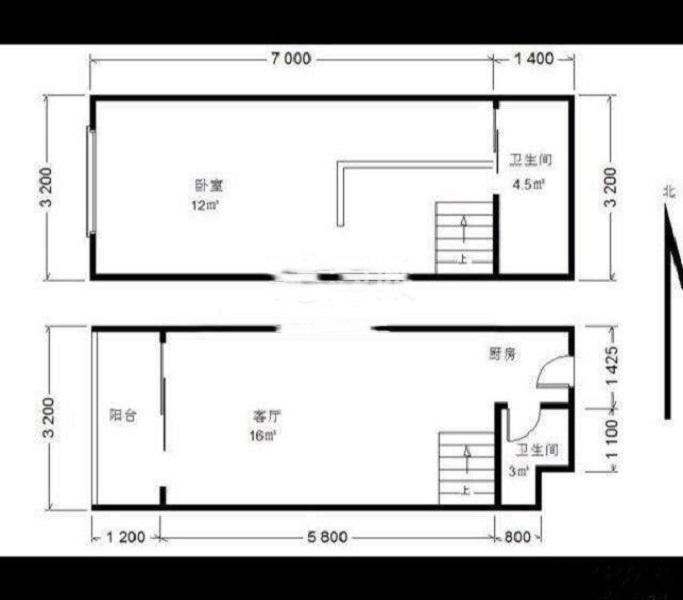 水木光华  1室1厅1卫   2200.00元/月室内图1