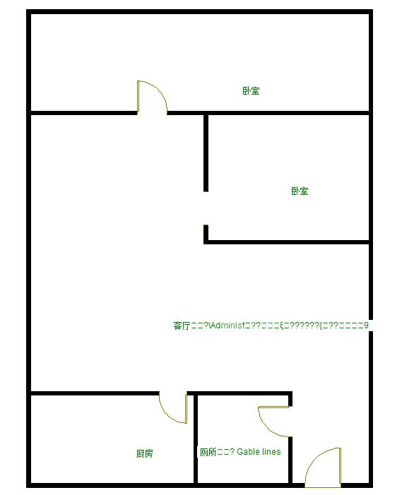 元益花园  1室1厅1卫   1500.00元/月室内图1