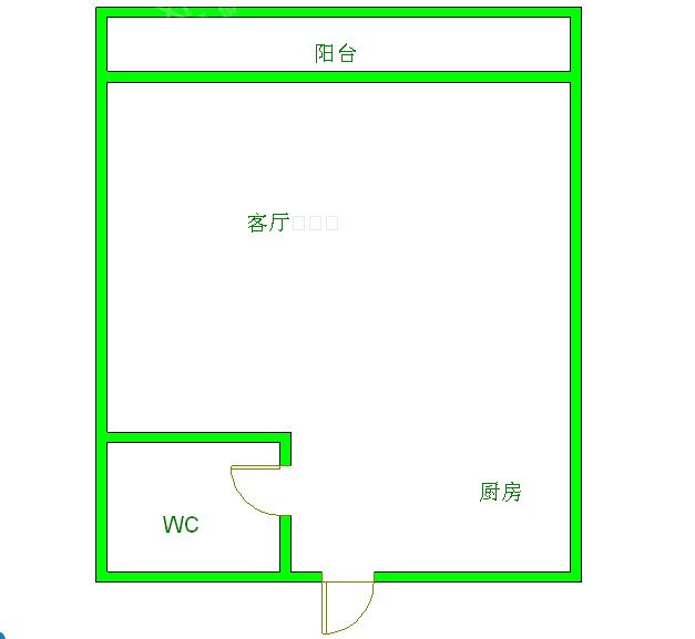 水木光华  1室1厅1卫   1500.00元/月室内图1