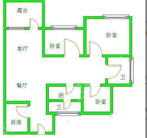 保利叶语  3室1厅2卫   2400.00元/月室内图1