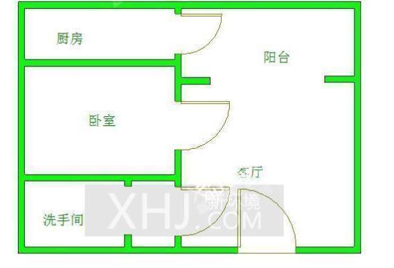 一品CG  1室1厅1卫   3500.00元/月室内图1