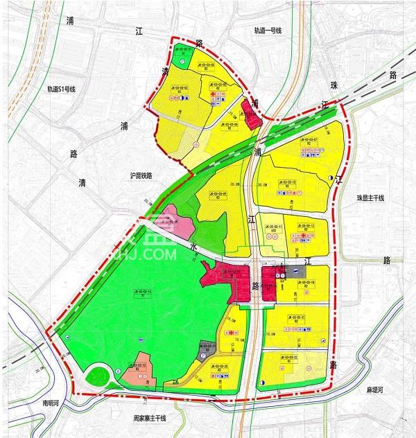 总建面210万方，近1号线站点，经开区瑞华单元地块规划出炉