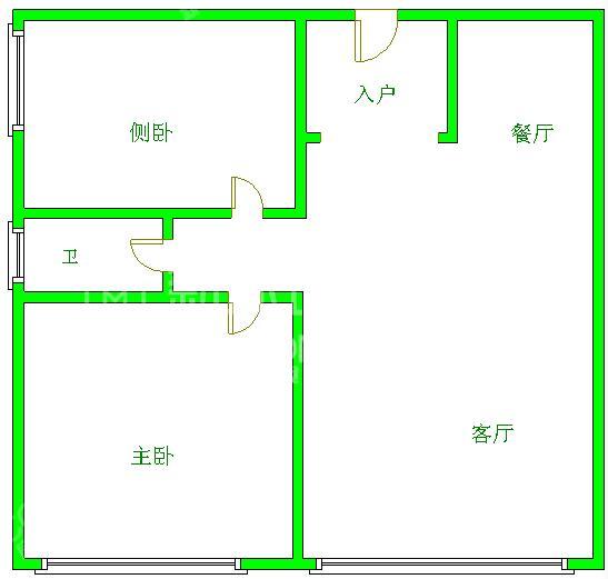 保利叶语  3室1厅1卫   1800.00元/月室内图1