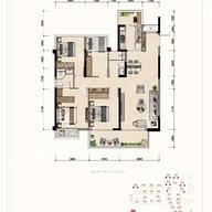 建发央玺户型图