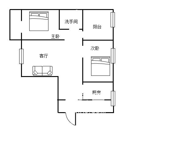 天元区锦绣华都室内图2