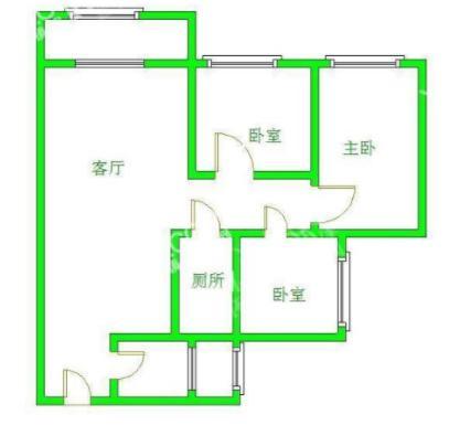 保利叶语  3室2厅1卫   2000.00元/月室内图1