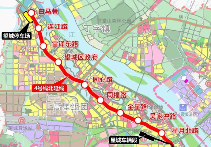 长沙地铁4号线延长线图片