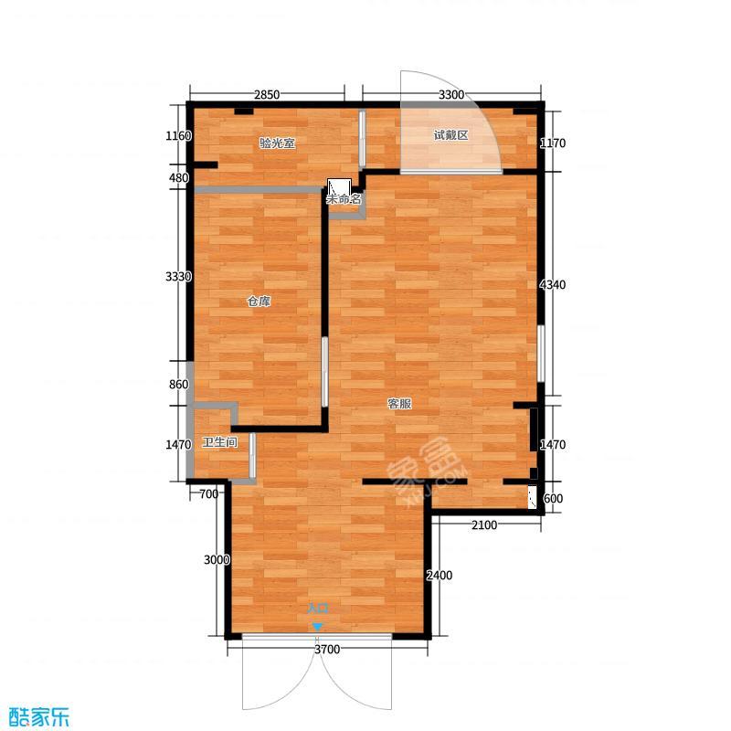 粮食局家属楼  3室3厅1卫   800.00元/月户型图