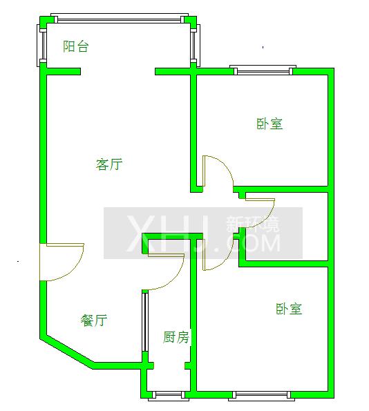 金瓯路330院  2室1厅1卫   128.00万