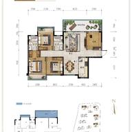 世茂金科博翠江山户型图