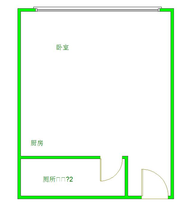 置信玉园清水湾  1室0厅1卫   1200.00元/月室内图1