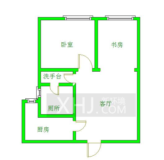 光华碧邻  1室1厅1卫   97.00万